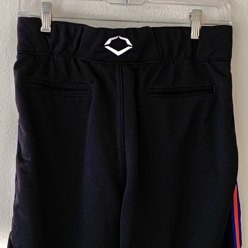 Evoshield Men’s Salute Black Knicker Baseball Pants Orange Side Stripe Medium - Picture 6 of 9